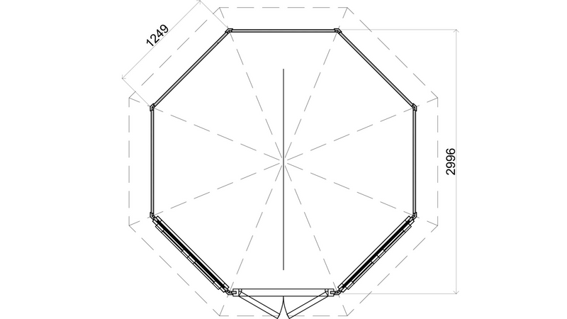Dimensions of the Wentbridge 3m x 3m