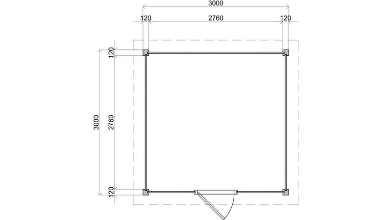 Kiplingcotes 3m x 3m