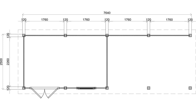 Ryecroft 7.7m x 2.5m