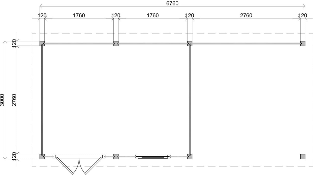 Tansterne 6.8m x 3m