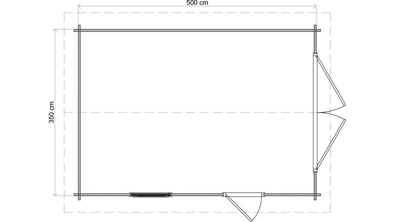 Warter 5m x 3.5m