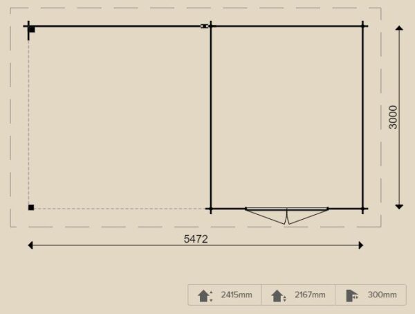 Log Cabin 26109