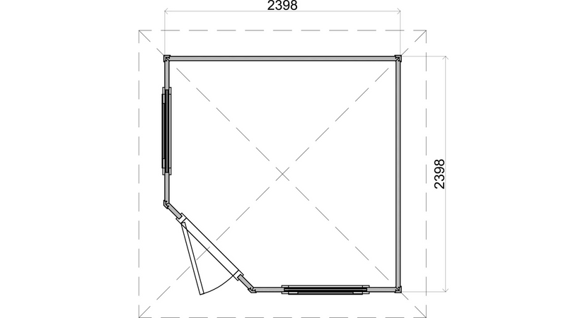Coxwold 2.4m x 2.4m