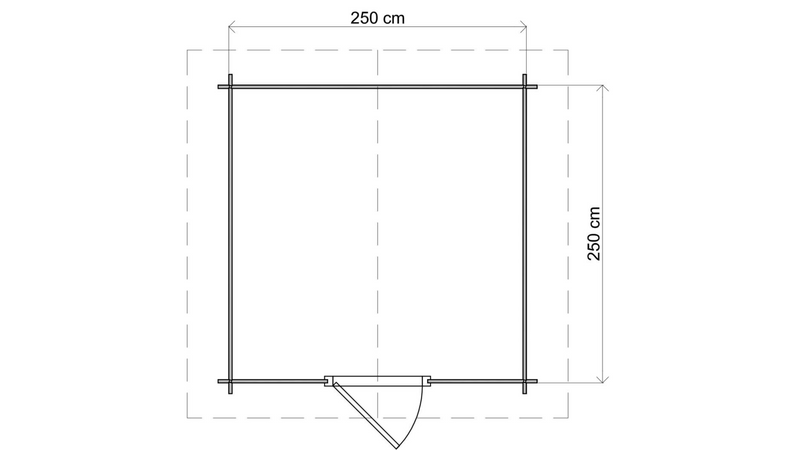 Beeford 2.5m x 2.5m
