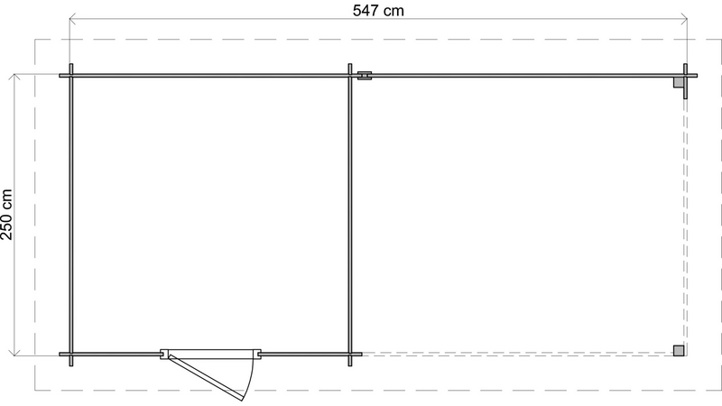 Broomfleet 5.5m x 2.5m