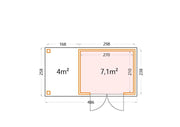 Dimensions for 3024 Closed Lounge
