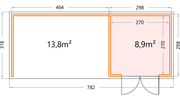 Dimensions for 3030 Closed Lounge