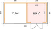 Dimensions for 3030 Closed Lounge