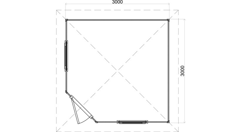 Eske 3m x 3m