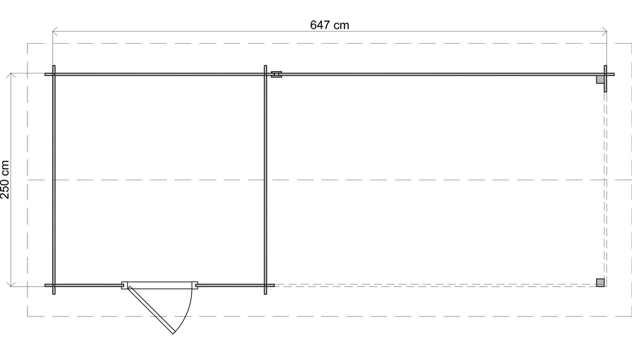 Bridlington 6.5m x 2.5m