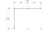 Dimensions for the Flinton 3.9m x 3m