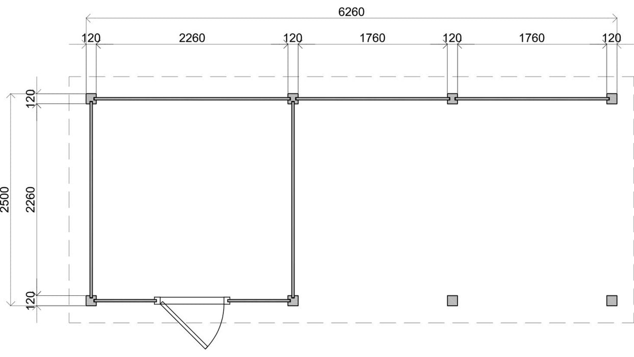 Ellerker 6.3m x 2.5m