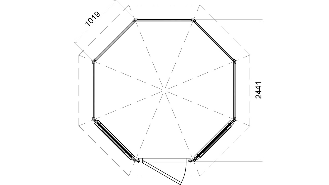 Penistone 2.4m x 2.4m
