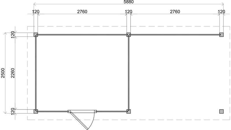 Helmsley 5.9m x 2.5m