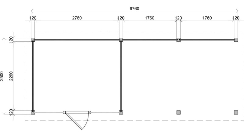 Ingleton 6.8m x 2.5m
