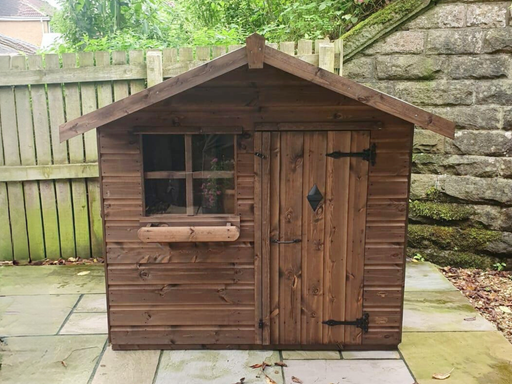 Amelia's House children's playhouse view from the front