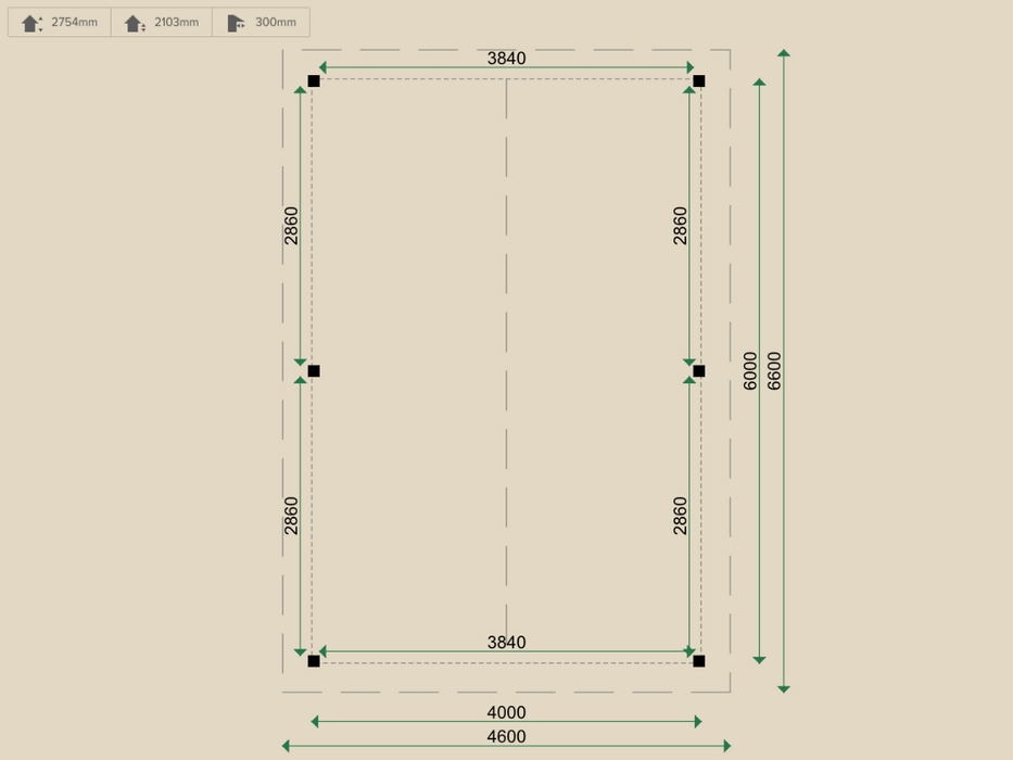 C2 Carport Dimensions
