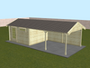 C3 Carport 3D Configurator Rendering