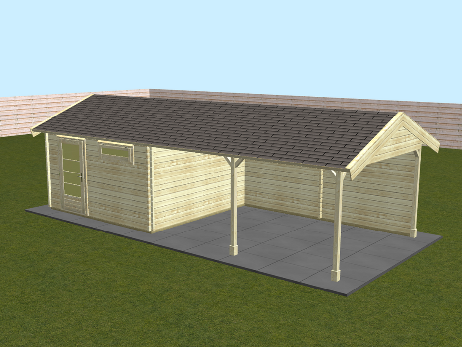 C3 Carport 3D Configurator Rendering