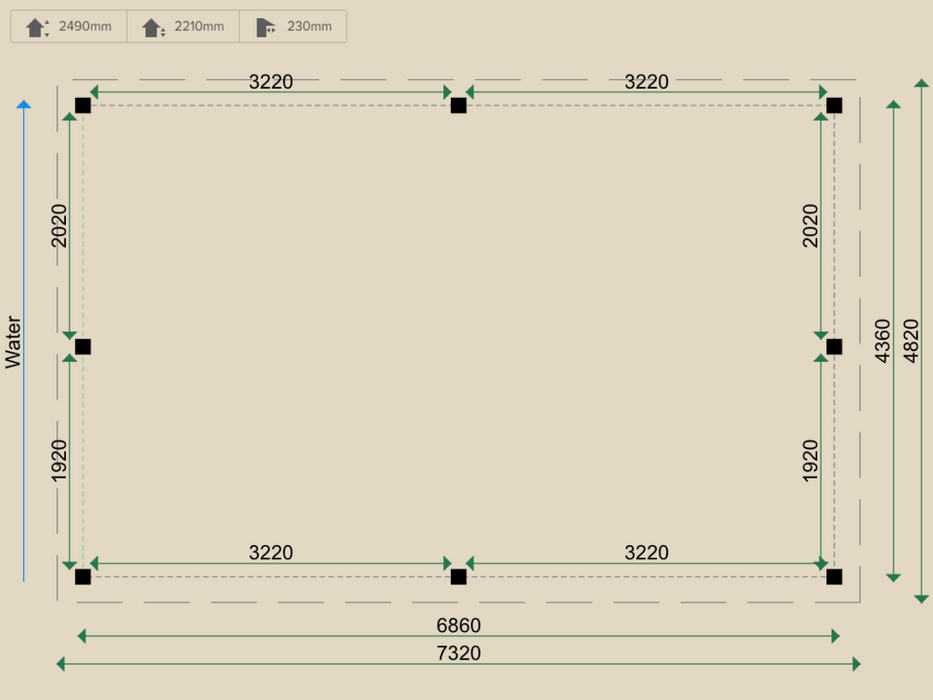 CP5 Carport Dimensions