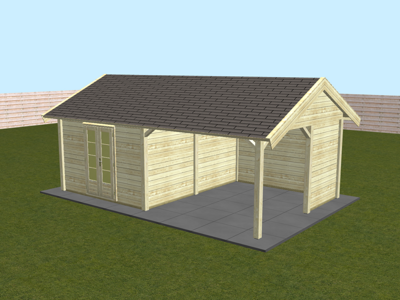 CP7 Carport 3D Configurator Rendering