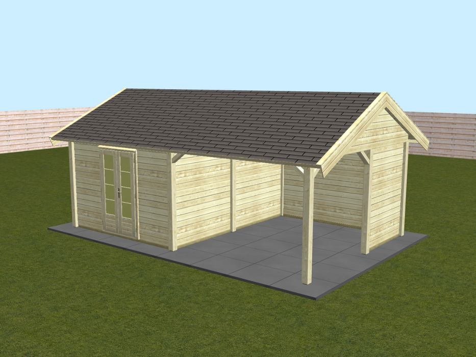 CP7 Carport 3D Configurator Rendering