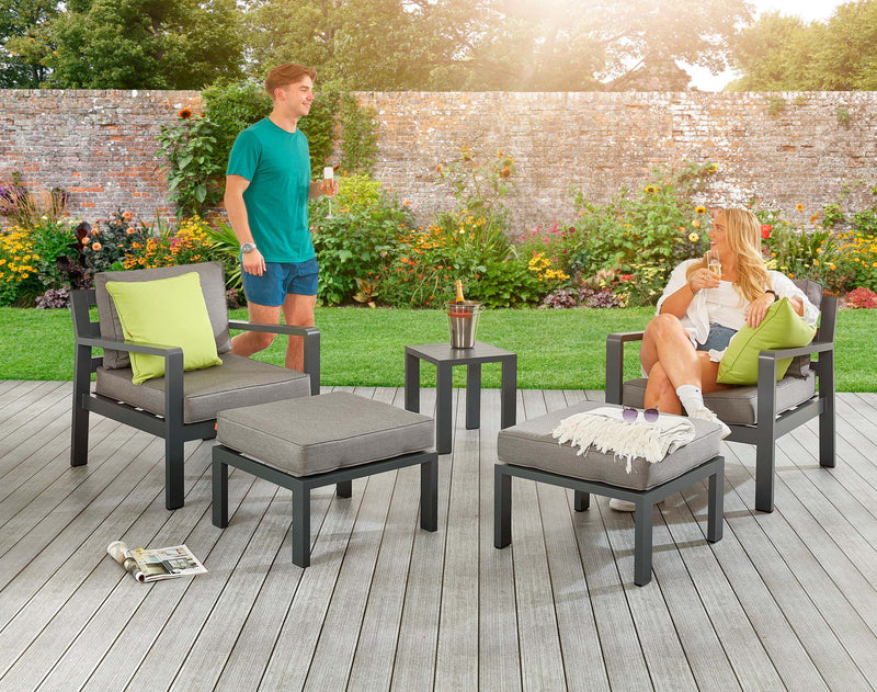Tutbury Chair and Footstool Set