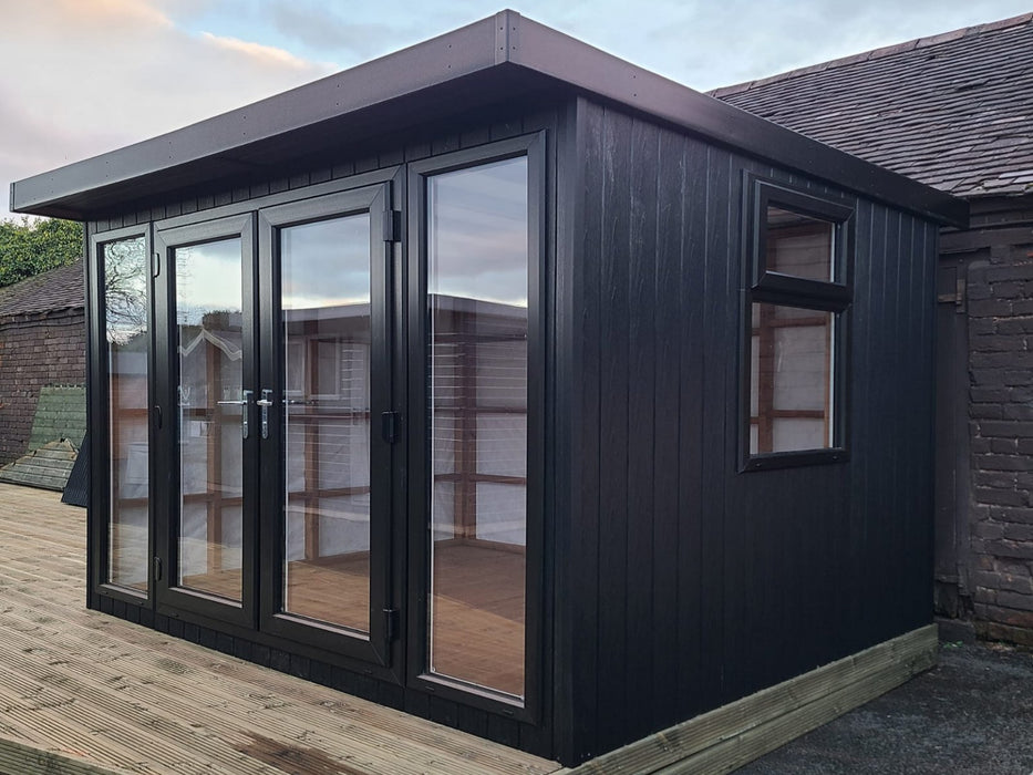 Composite Denby Summerhouse in black finish