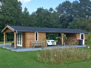 G11 Carport in a natural finish, viewed from the front