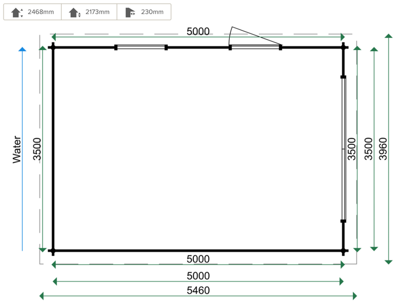 G2 Garage Dimensions