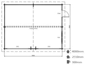 Dimensions for the G7 Garage
