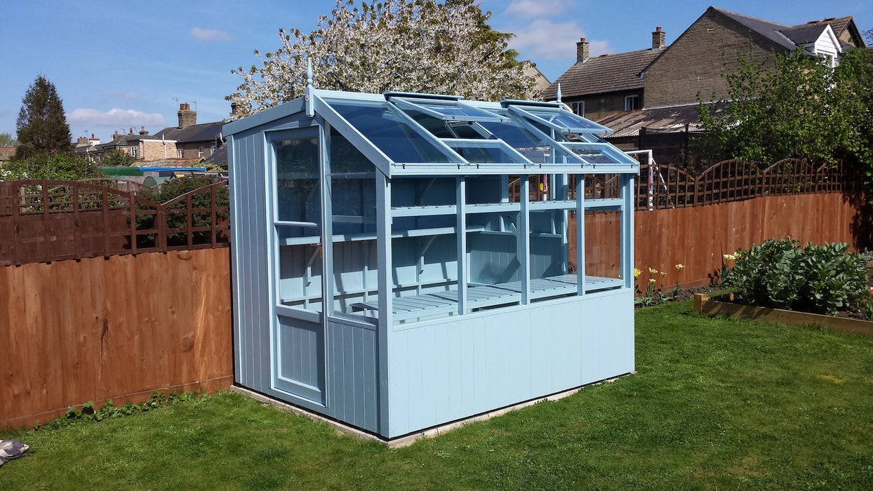 6 x 8 Jay Potting Shed in Blue