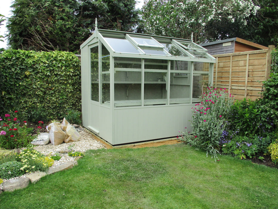 6 x 8 Jay Potting Shed in Vert de terre finish