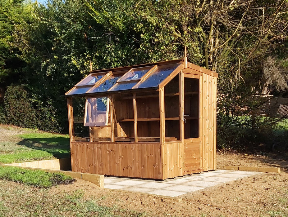 6 x 8 Jay Potting Shed in Oiled finish