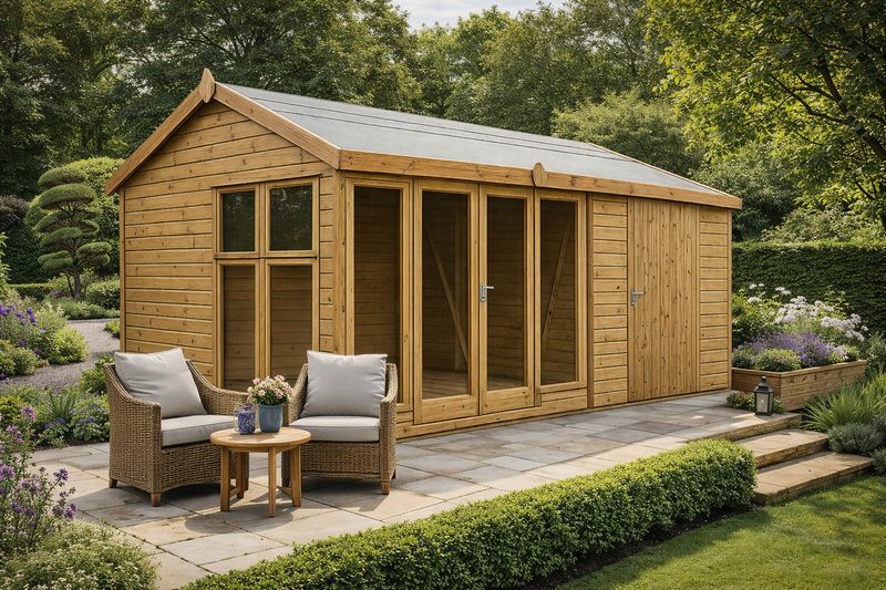 Kent Combination Shed/Summerhouse 8ft Gable