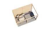 Aerial view of the Eastrington 3.9m x 2.5m. 