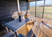 Interior of canopy area on PSD22 Summerhouse.
