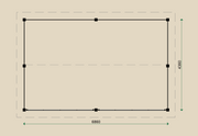 Dimensions for the PS27 Summerhouse.