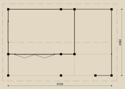 Dimensions of the PS98 Summerhouse.