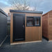 Composite Ryton Shed in Teak Finish