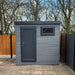 Composite Ryton Shed in Dark Grey Finish