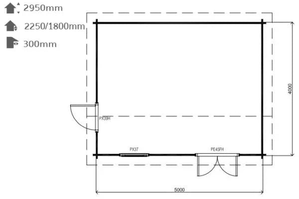 B23 Log Cabin