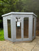 Modern Corner Summerhouse - Yorkshire Garden Buildings Dev