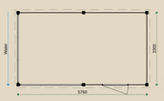 Dimensions for the PS71 Gazebo.