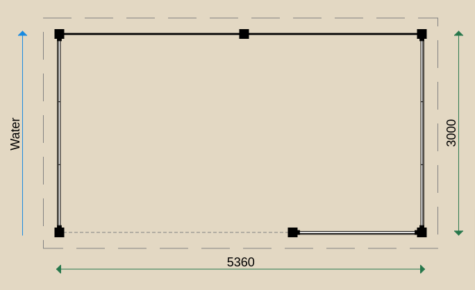 Dimensions of the PSL10 Gazebo. 