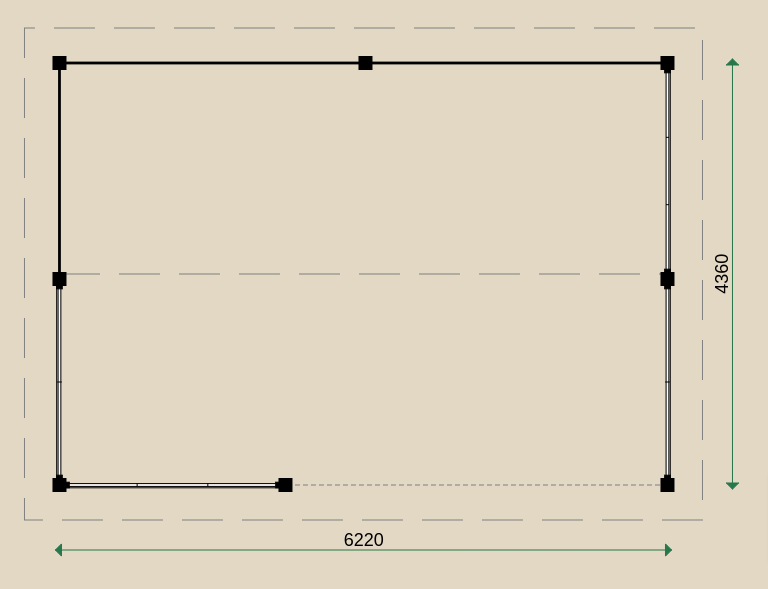 Dimensions of the PSL6 Gazebo