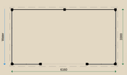 Dimensions of the PSL9 Gazebo