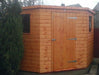 Corner Shed 6 x 6 in a garden