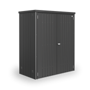 Steel equipment locker with double doors