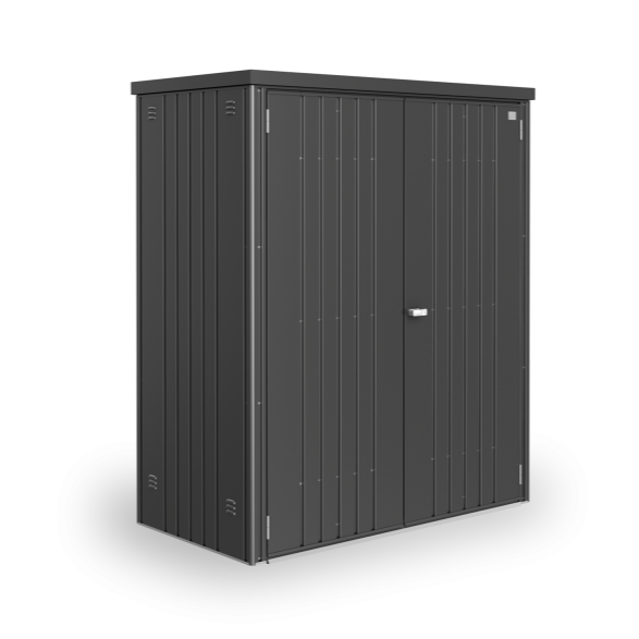 Steel equipment locker with double doors